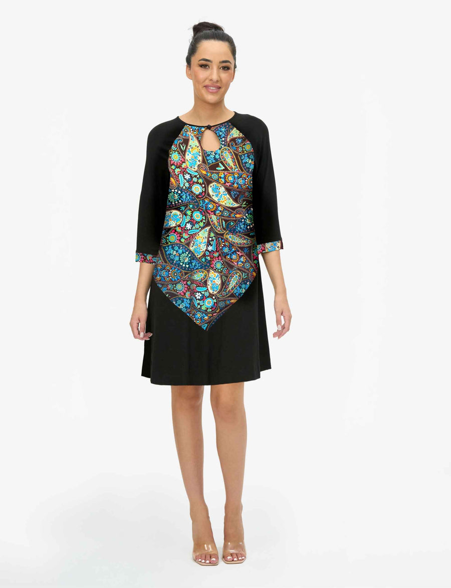 Monica 'Kashmir' Limited Edition Iconic Silk Shiftdress (ONLY 4 PIECES MADE)