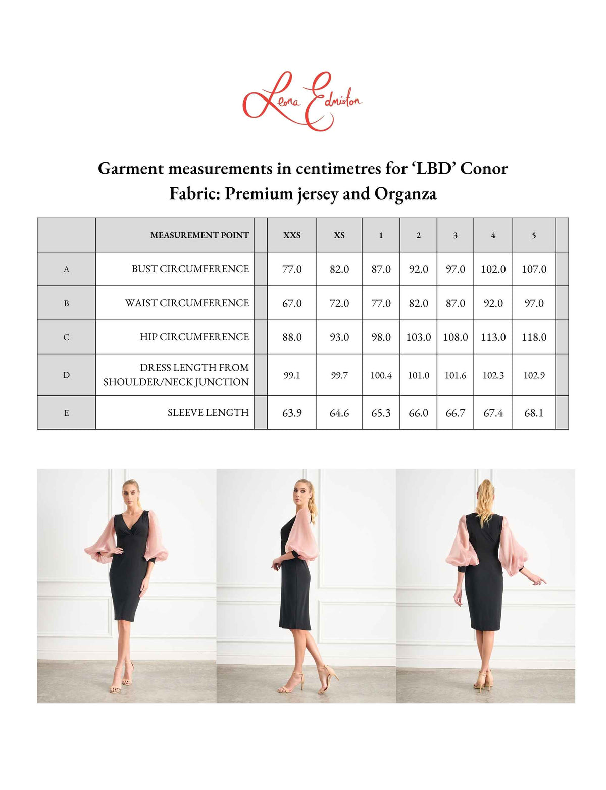 Conor 'Pink Shimmer' Balloon Sleeve Knee Length Dress - FINAL SALE 'LAST ONE'