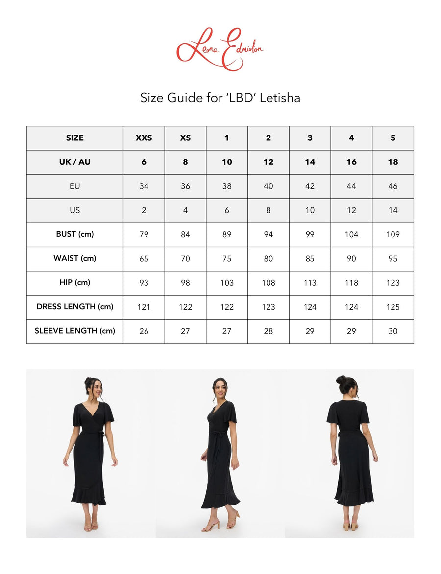 Letisha 'LBD' True Wrap Dress
