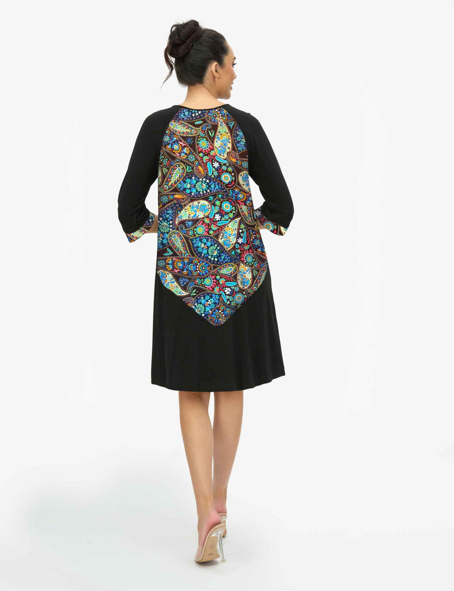 Monica 'Kashmir' Limited Edition Iconic Silk Shiftdress (ONLY 4 PIECES MADE)