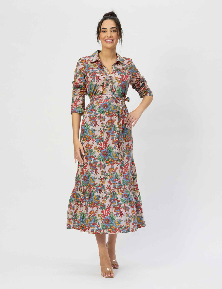 Farah 'Bird Of Paradise' 100% Cotton Shift Dress