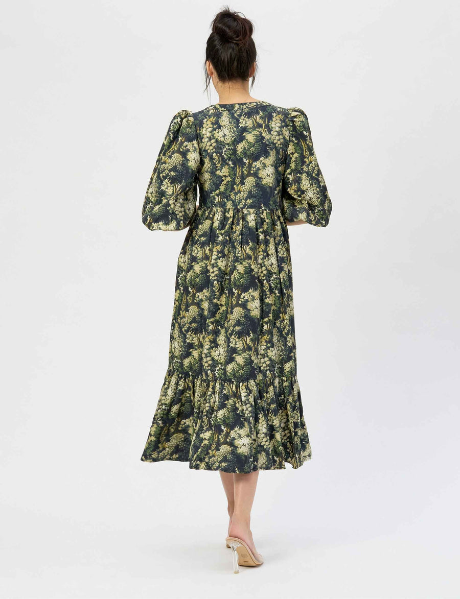Siera 'Into The Woods' Loose Fit Double Tiered Dress NEW ARRIVAL