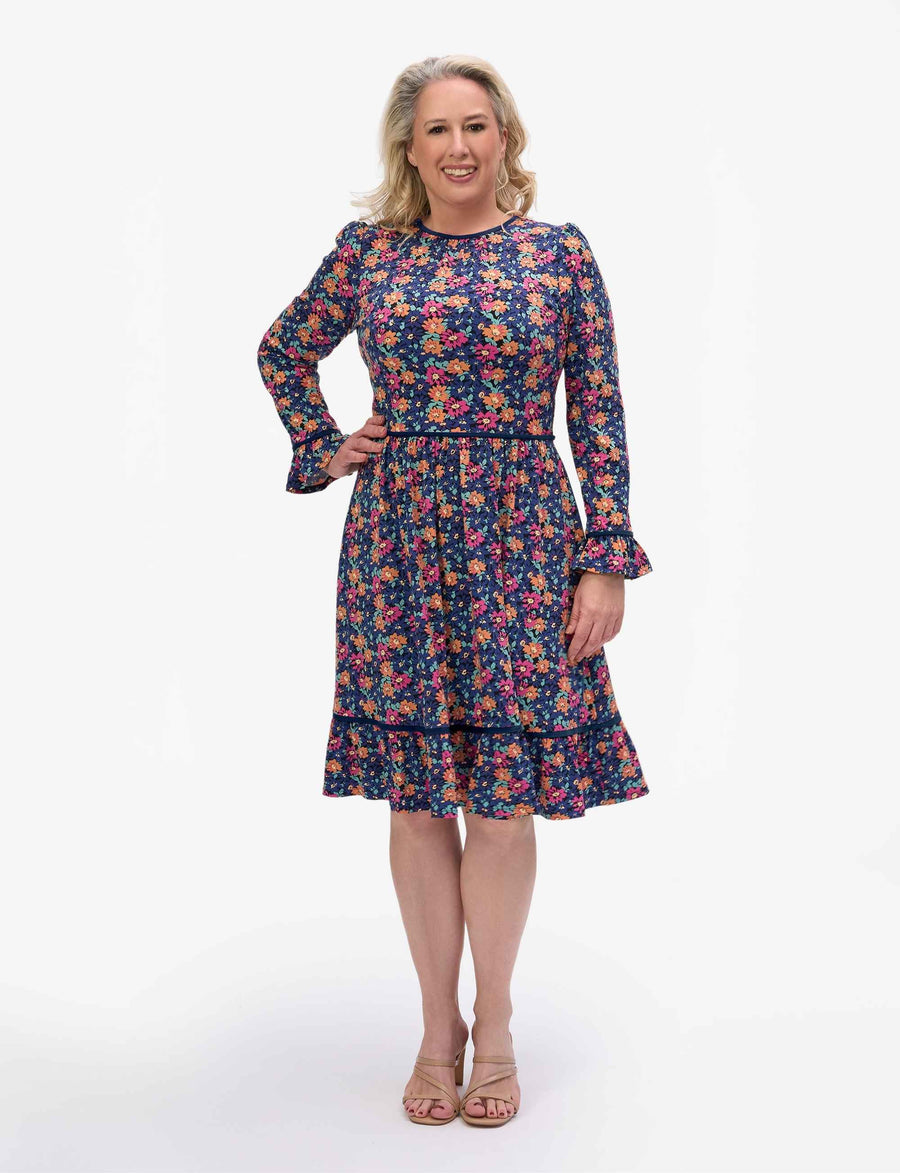 Eudora 'Abundance' Fit and Flare Dress