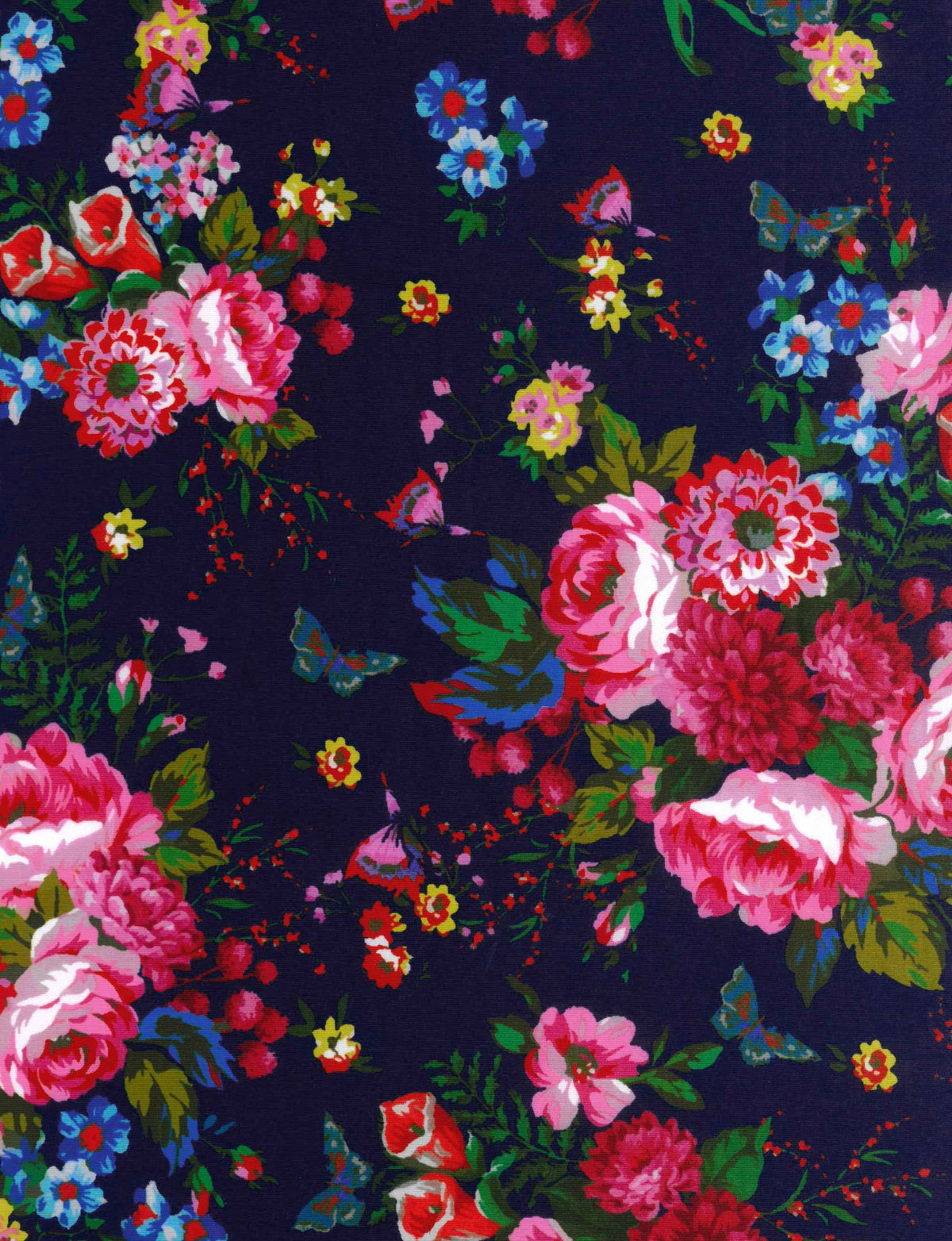 Ava 'Butterfly Run' Premium Printed Crop Top FINAL SALE