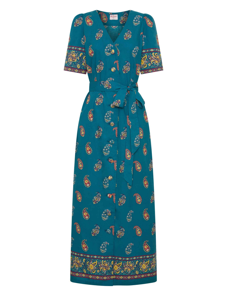 Ximena 'Agra' 100% Cotton Shirtdress