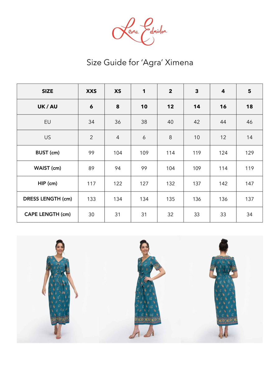 Ximena 'Agra' 100% Cotton Shirtdress