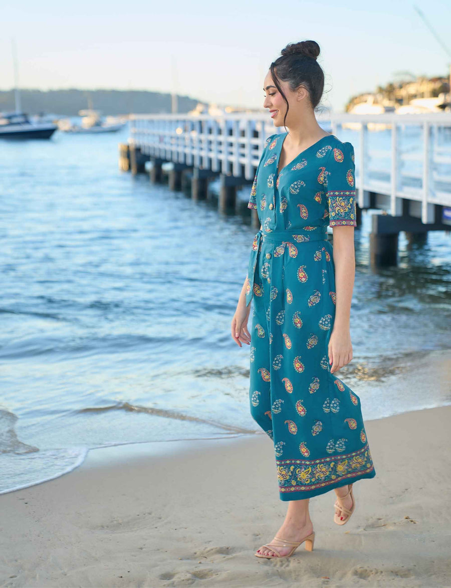 Ximena 'Agra' 100% Cotton Shirtdress