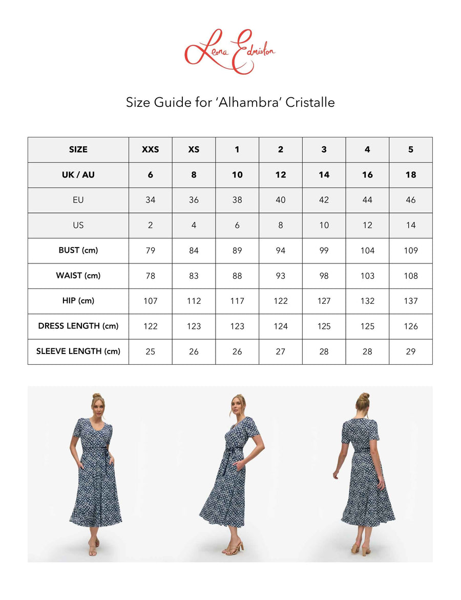 Cristalle 'Alhambra' Maxi Belt Dress