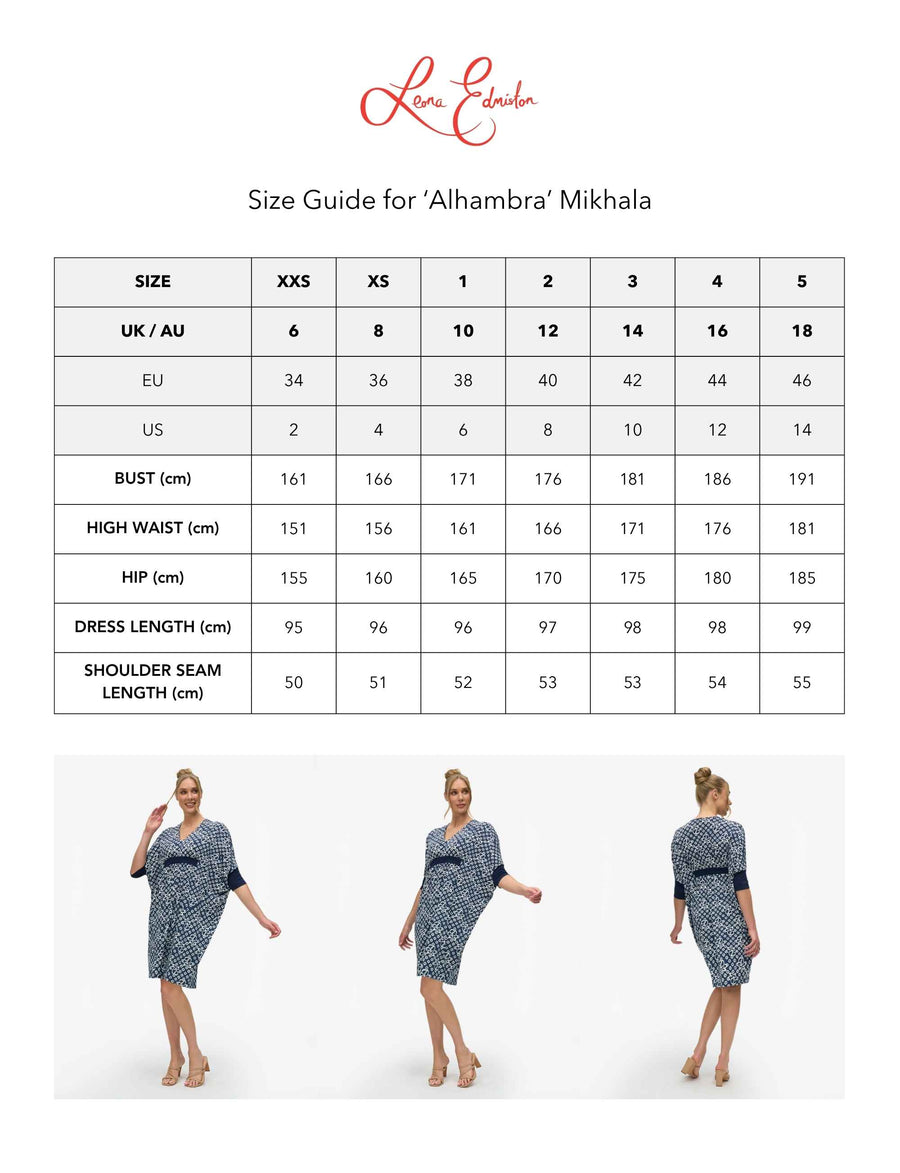 Mikhala 'Alhambra' V-Neck Kaftan Dress