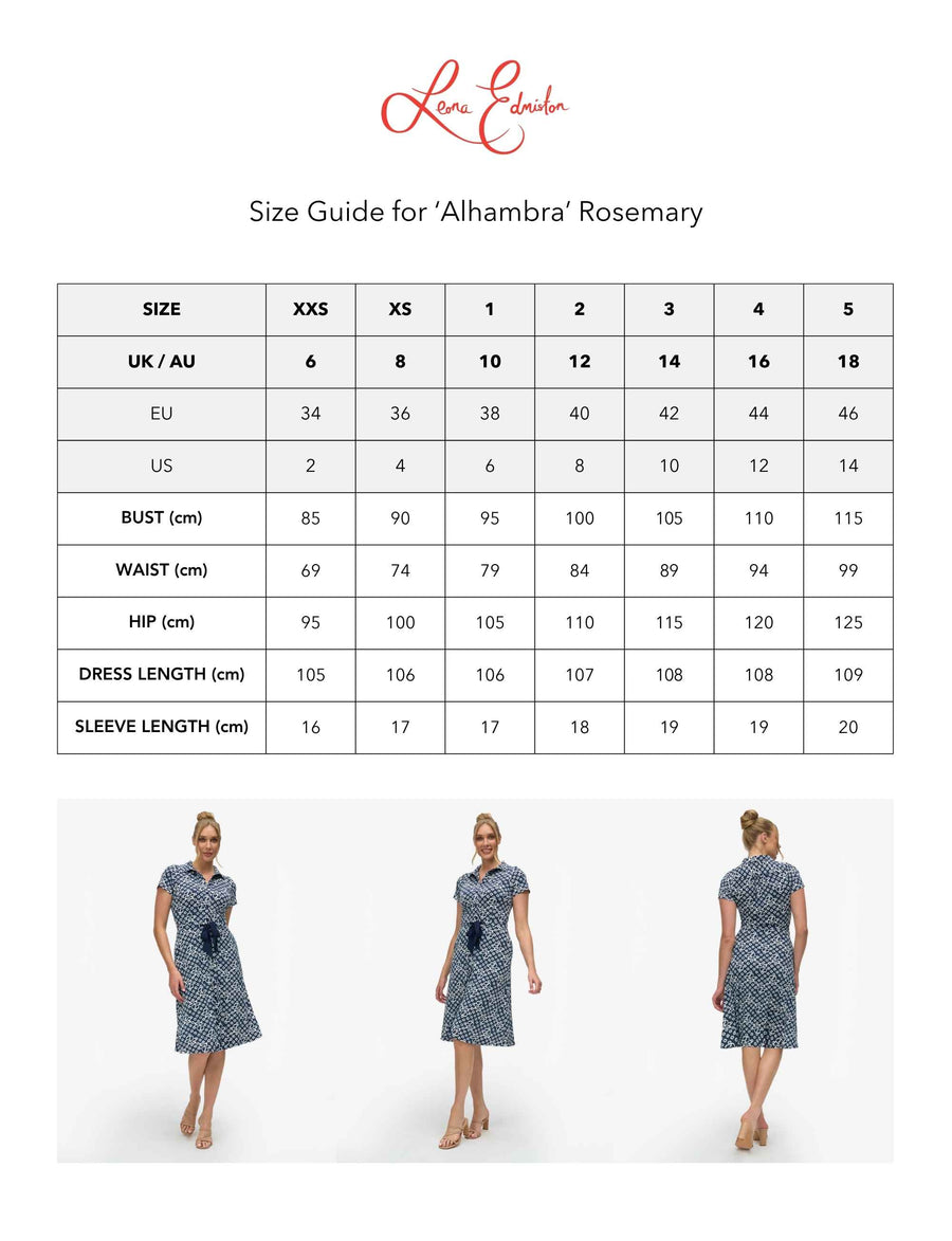 Rosemary 'Alhambra' Buttoned Shirtdress