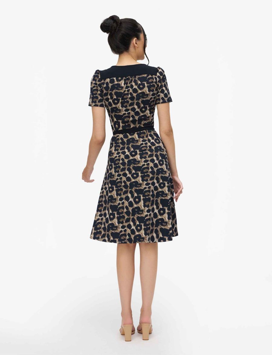 Bora 'Animal Print' True Wrap Dress
