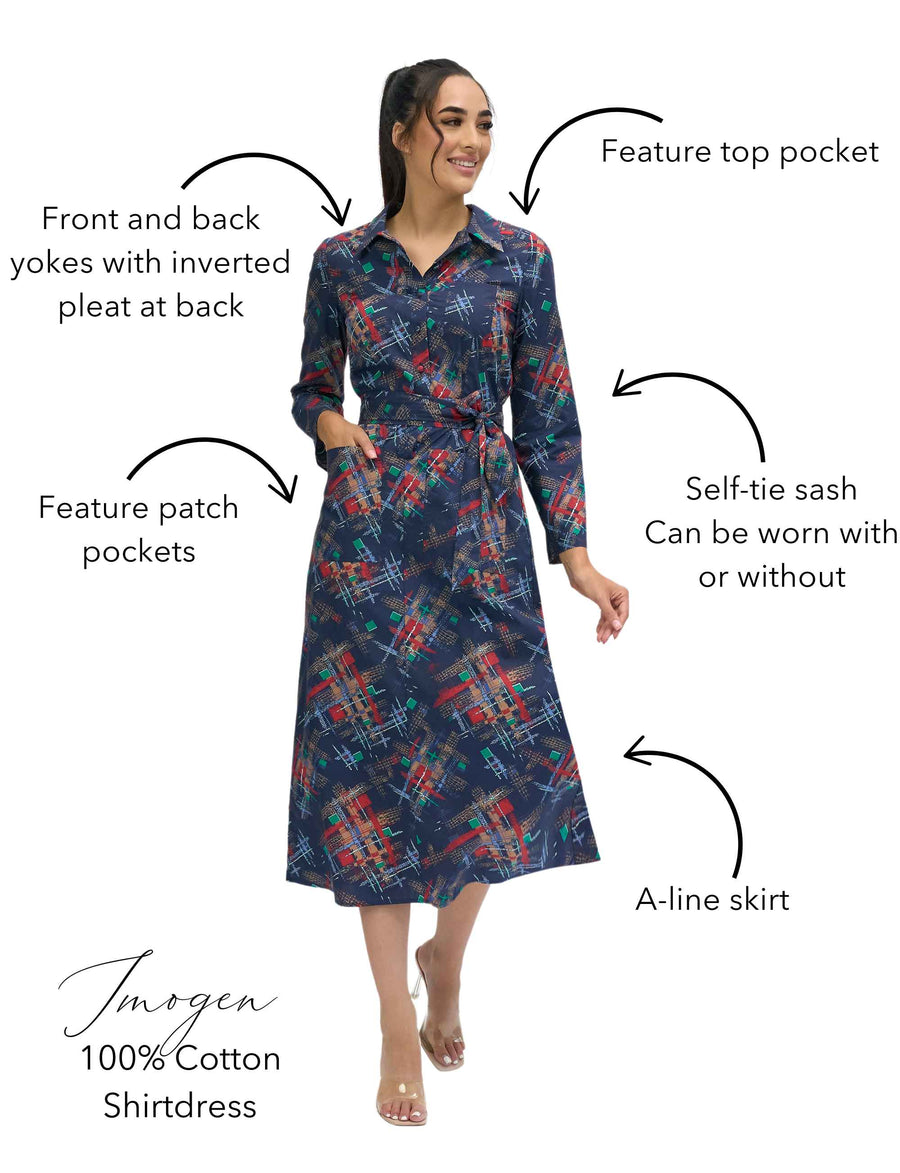 Imogen 'Hamilton' A-Line Shirtdress NEW ARRIVAL
