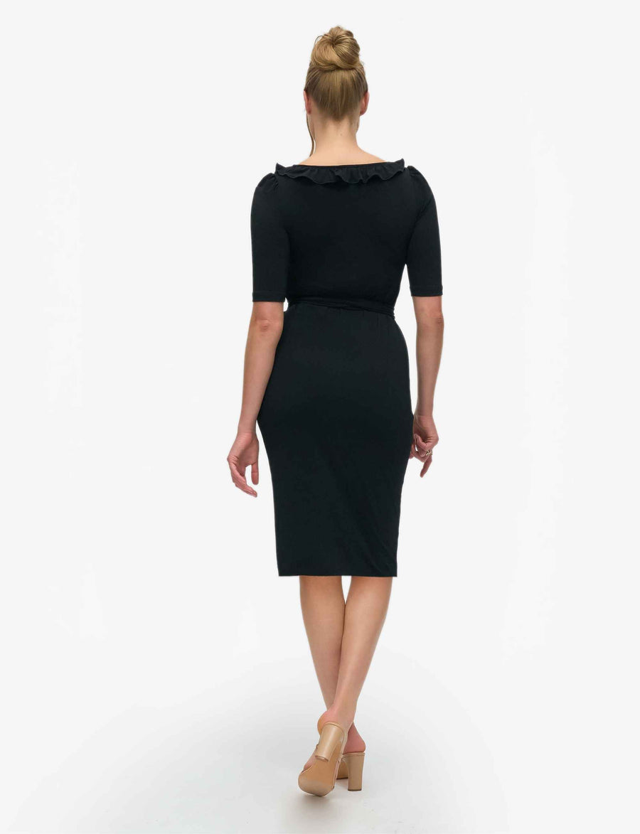 Klaire 'LBD' Midi Little Black Dress