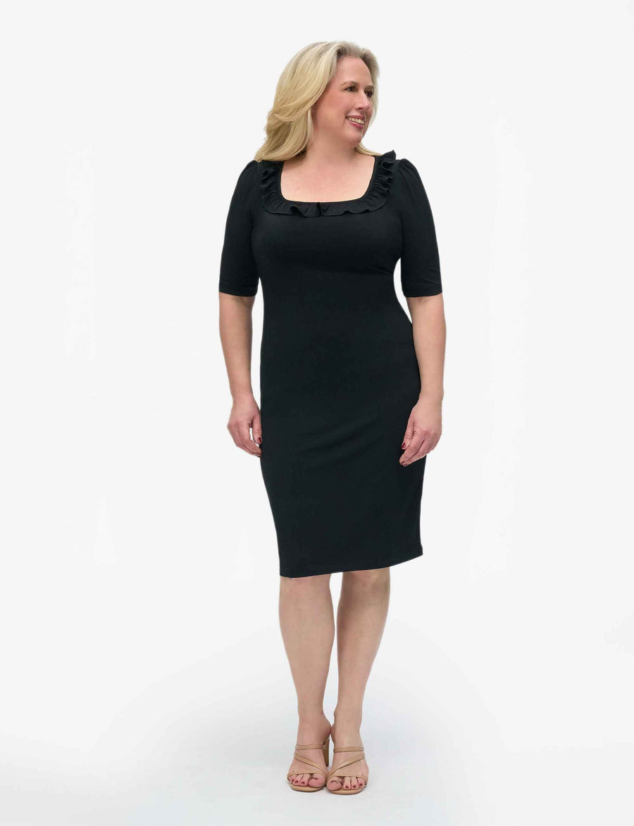 Klaire 'LBD' Midi Little Black Dress