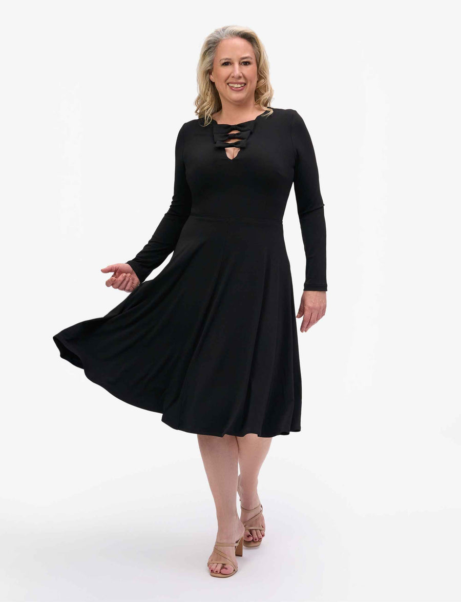 Noir 'LBD' Fit and Flare Dress