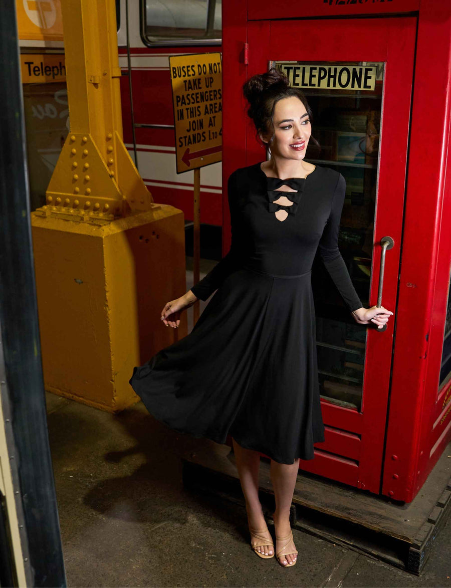 Noir 'LBD' Fit and Flare Dress