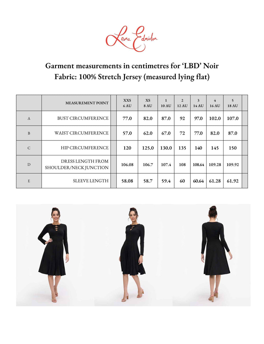 Noir 'LBD' Fit and Flare Dress