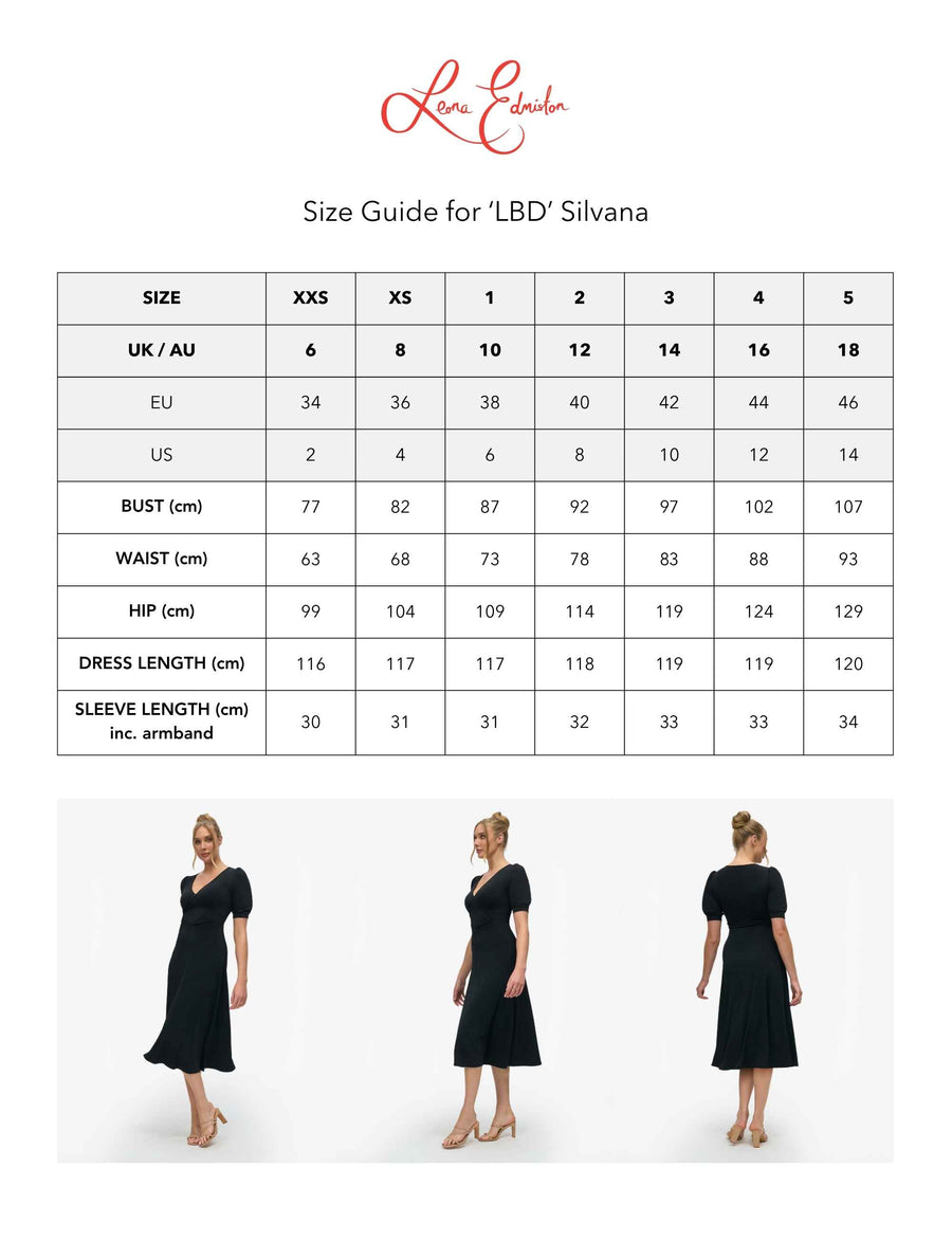 Silvana 'LBD' Midi Little Black Dress