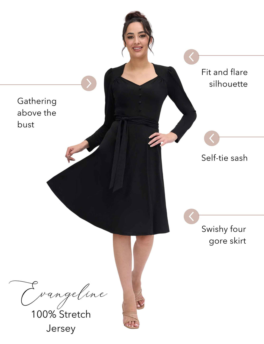 Evangeline 'LBD' Sweetheart Neckline NEW ARRIVAL