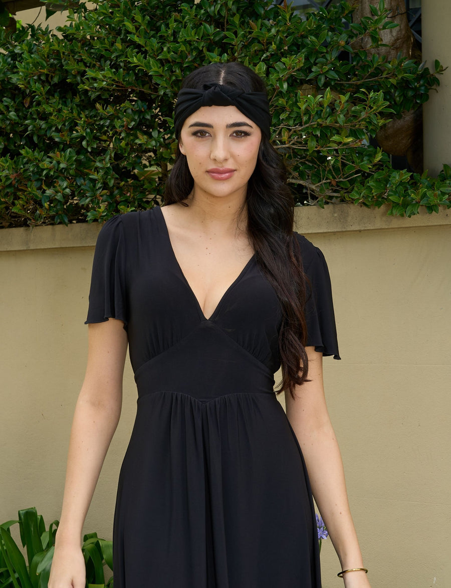 Black Knotted Headband