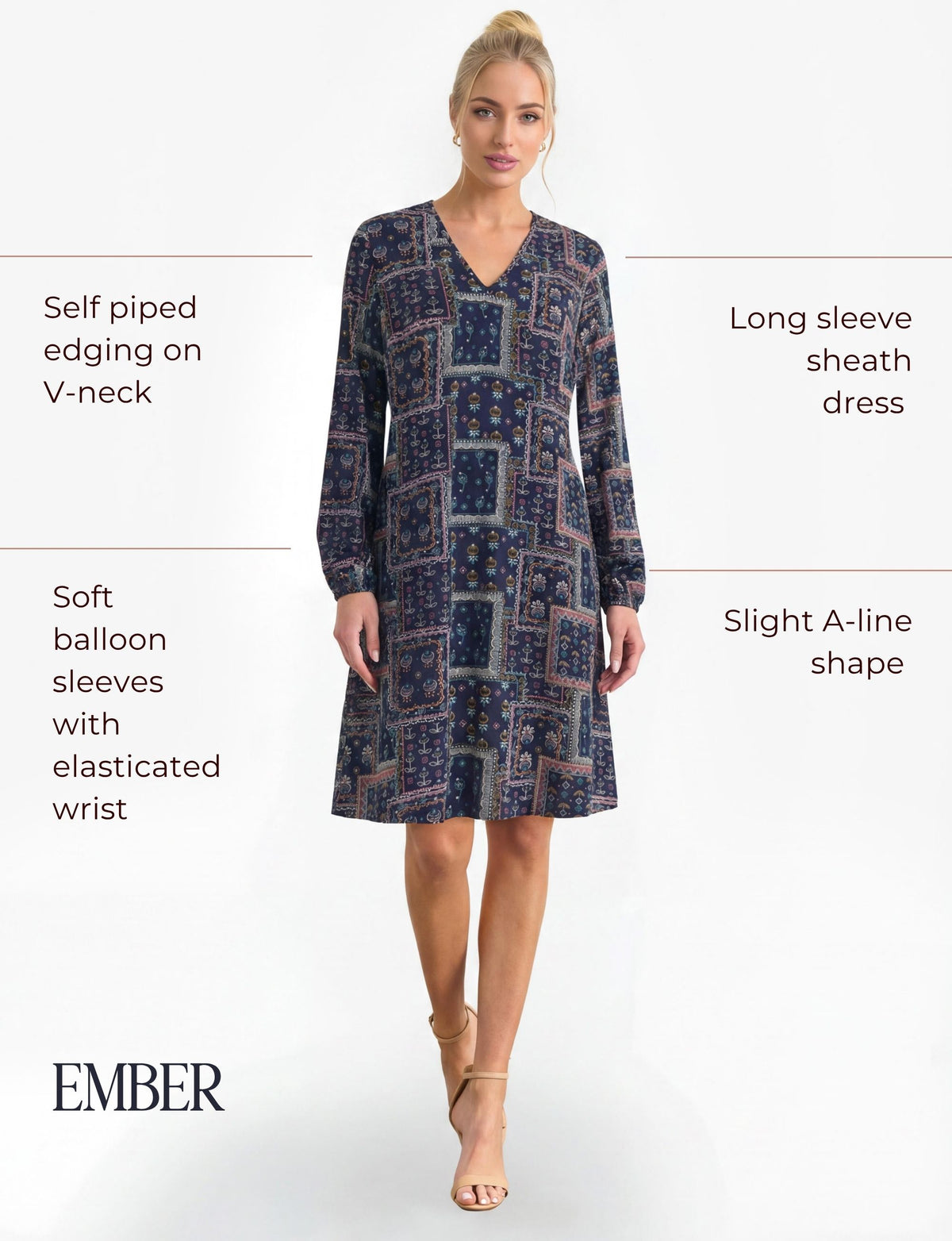 Ember 'Boho Babe' A-Line Sheath Dress