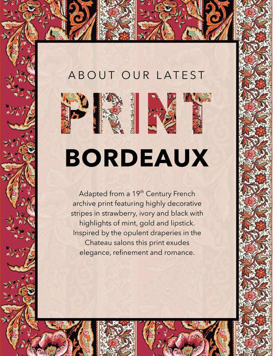 Manon 'Bordeaux' 100% Cotton Sheath Dress
