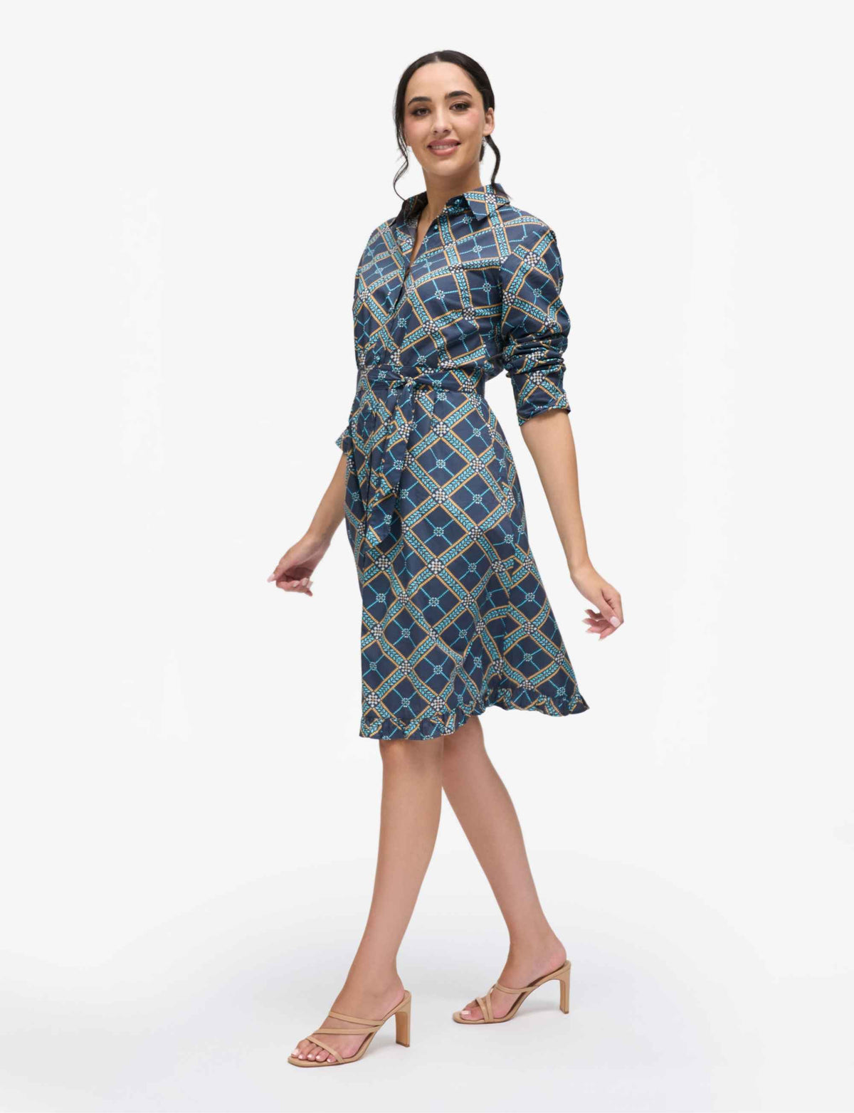 Leigh 'Brittany' Collared Shirtdress - FINAL SALE