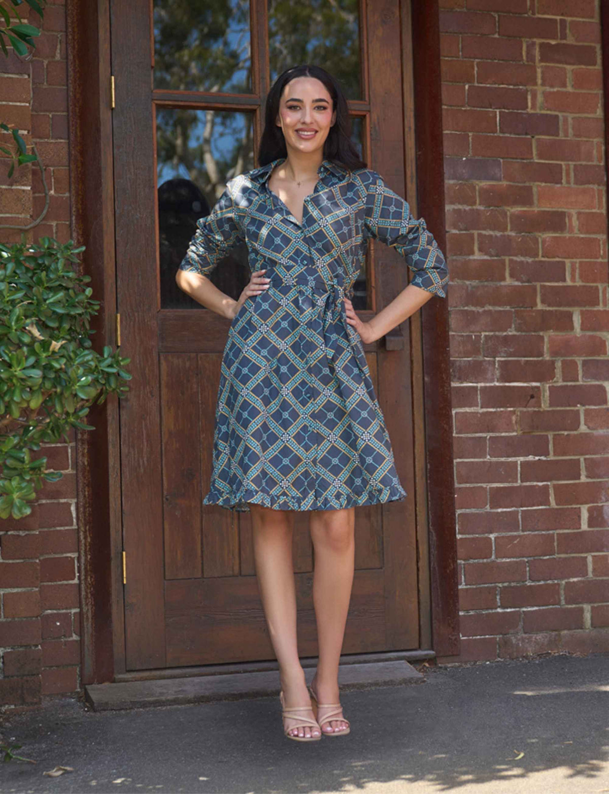 Leigh 'Brittany' Collared Shirtdress - FINAL SALE