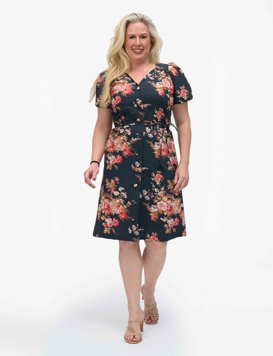 Ashley 'Country Stroll' 100% Cotton Shirtdress