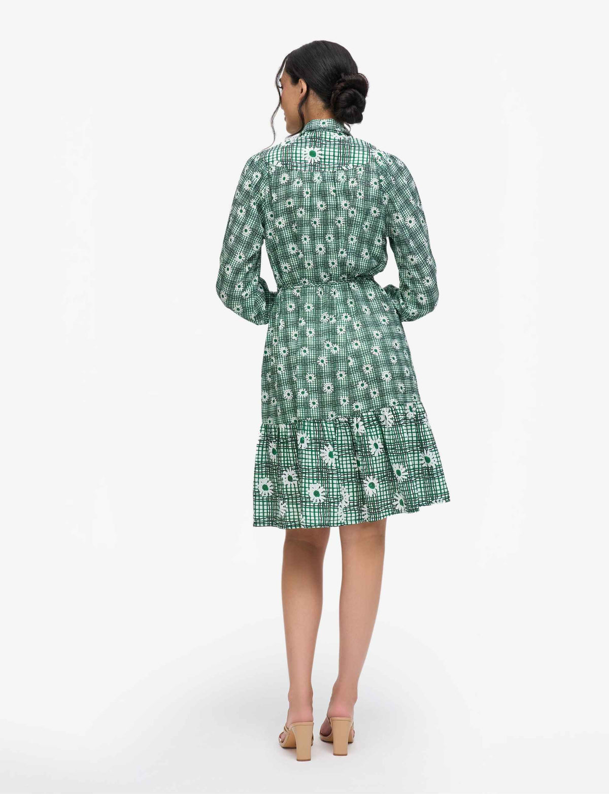 Denise 'Daisy Plaid' Collared Shirtdress