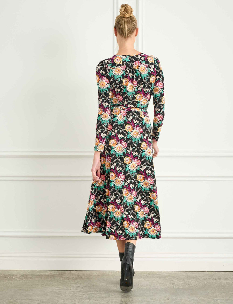 Bell 'Darling Dahlias' True Wrap Midi Dress FINAL SALE