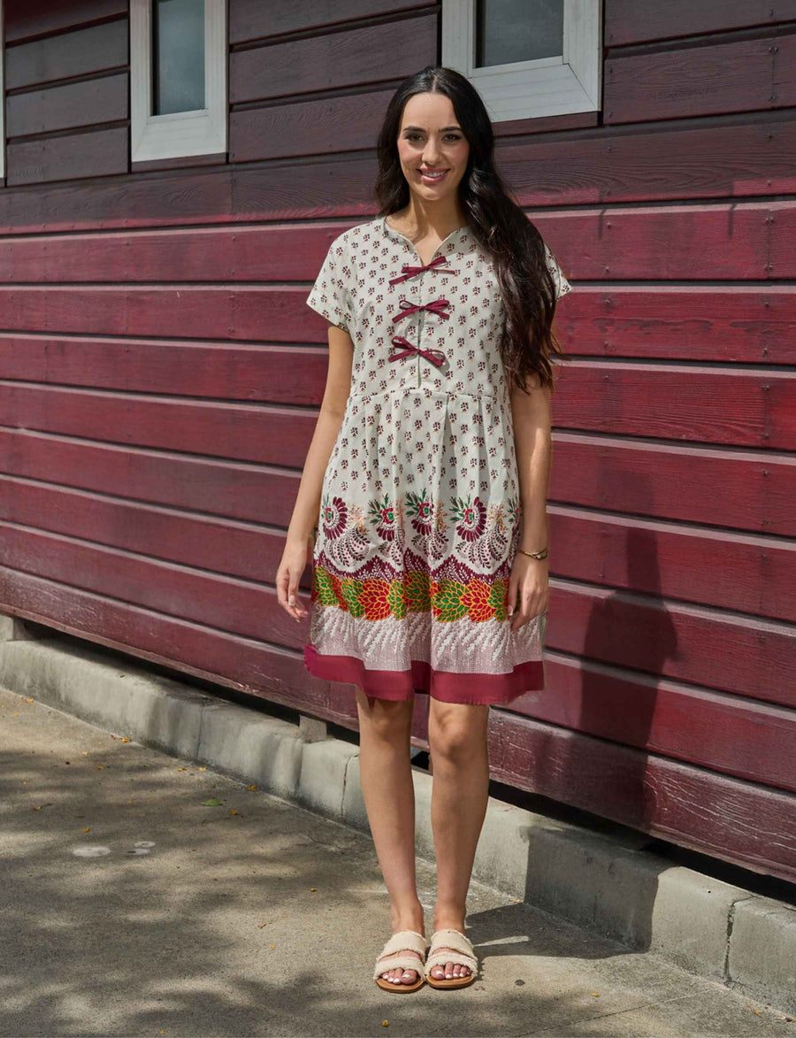 Pauline 'Deauville' Cotton Sundress – Leona Edmiston