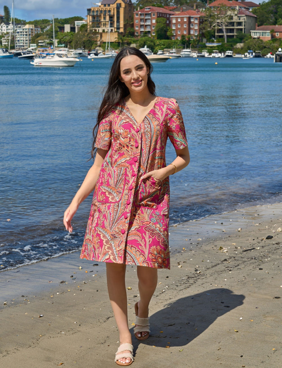 Shalimar 'Perfume River' Sheath Shirtdress