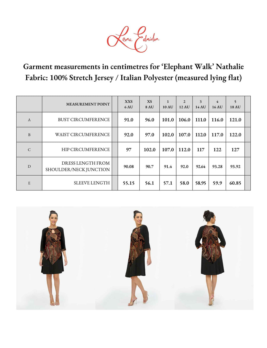 Nathalie 'Elephant Walk' Limited Edition Shift Dress NEW ARRIVAL