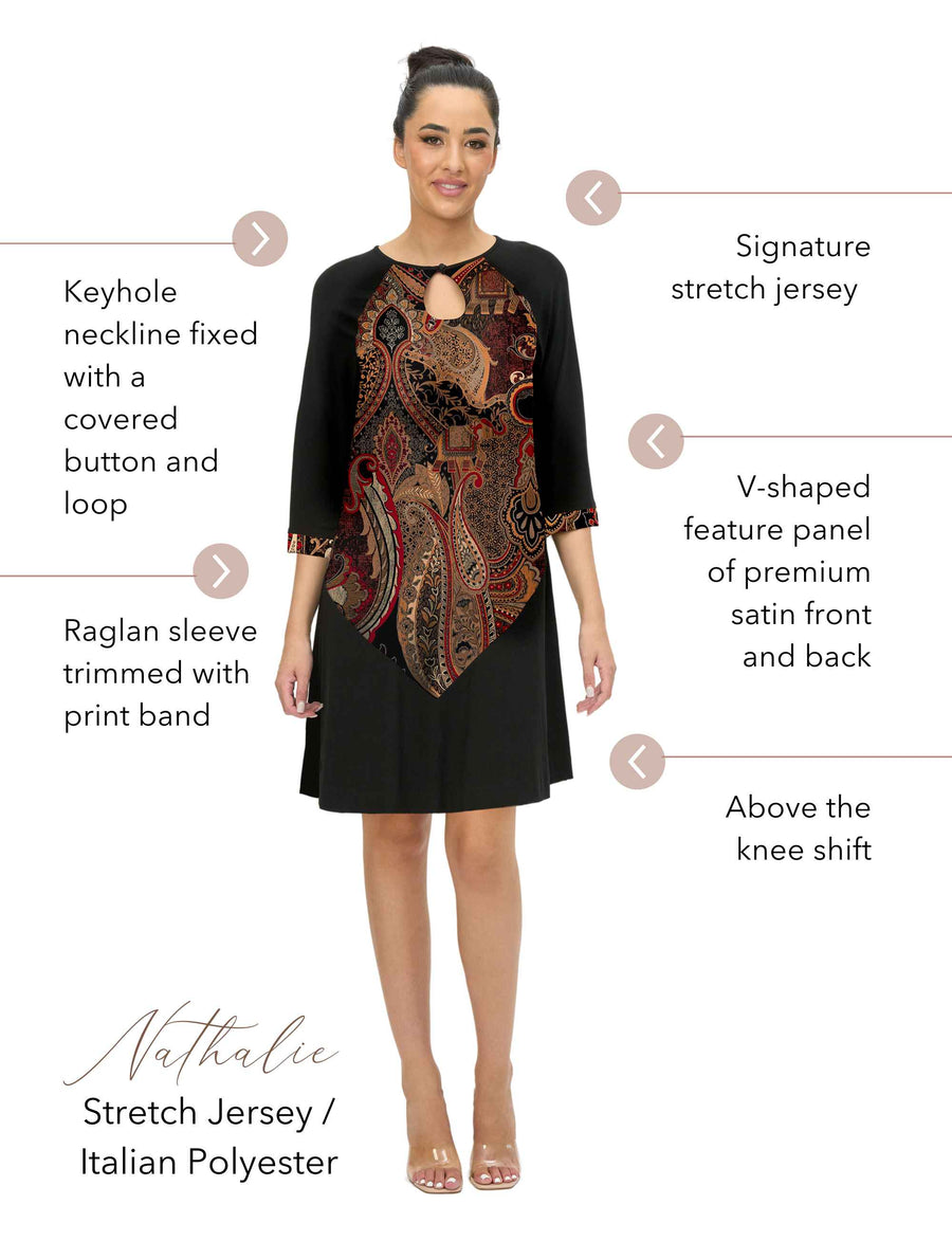 Nathalie 'Elephant Walk' Limited Edition Shift Dress NEW ARRIVAL
