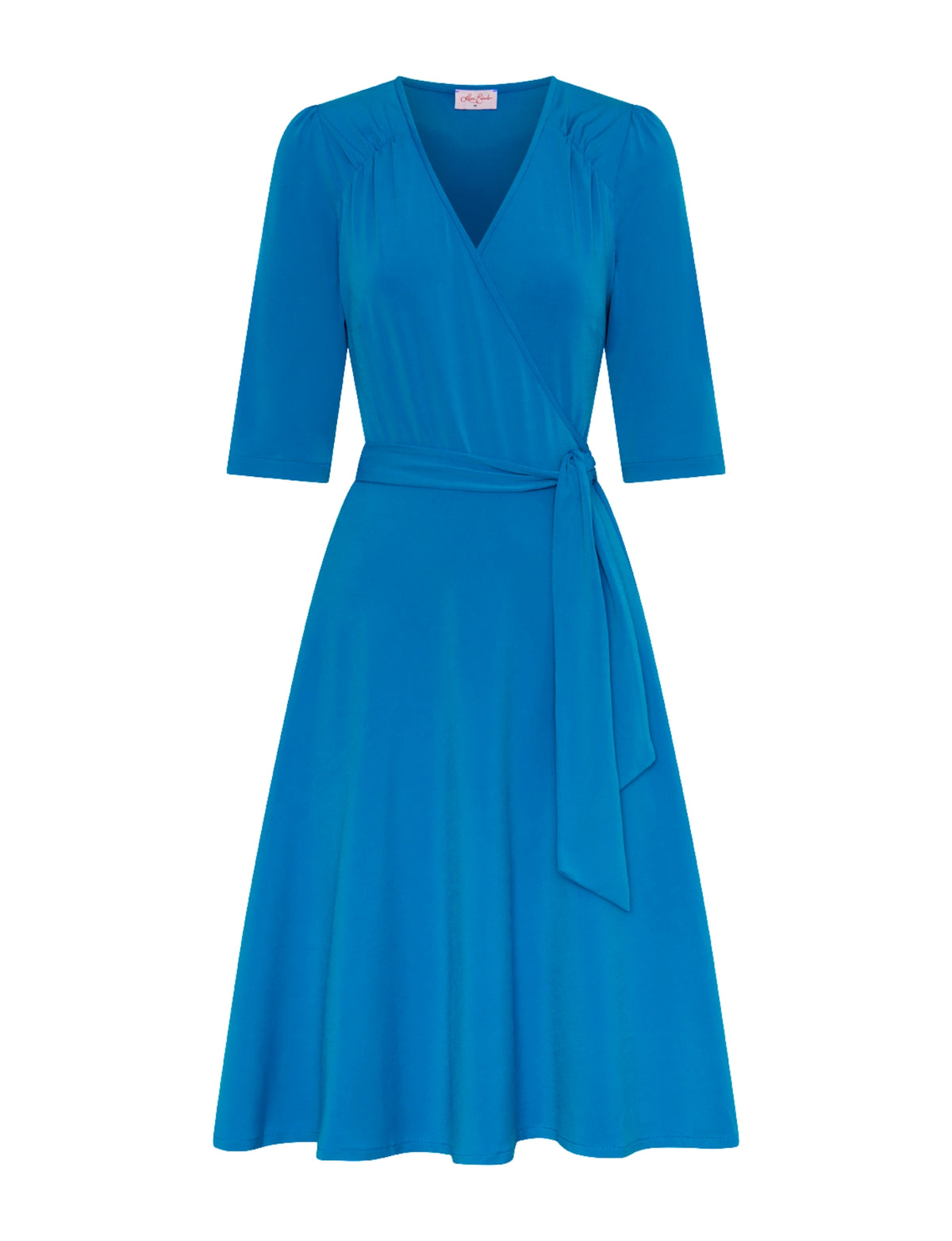 Frances True Wrap Dress Ocean