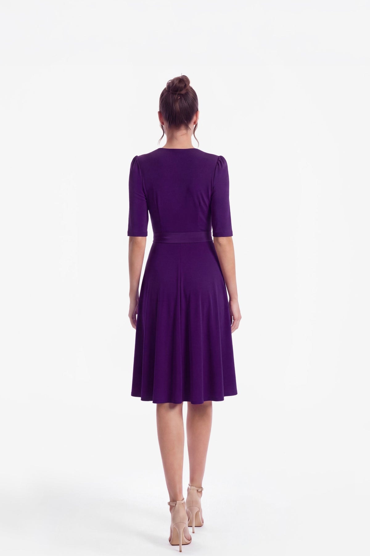 Frances True Wrap Dress Royal Purple