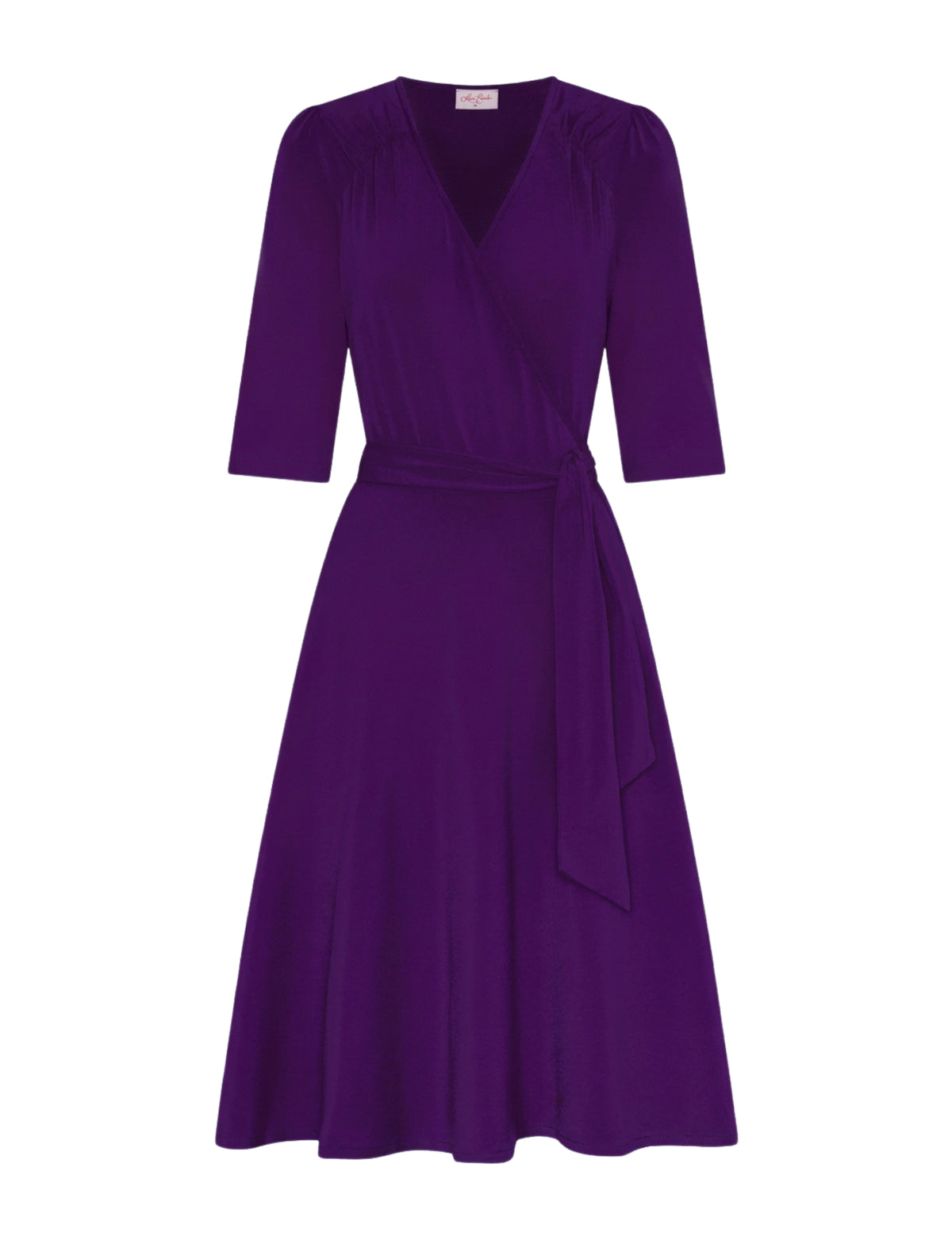 Frances True Wrap Dress Royal Purple