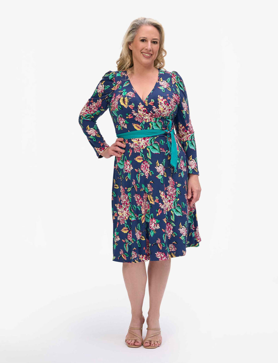 Polina 'Garden Delight' True Wrap Dress NEW ARRIVAL