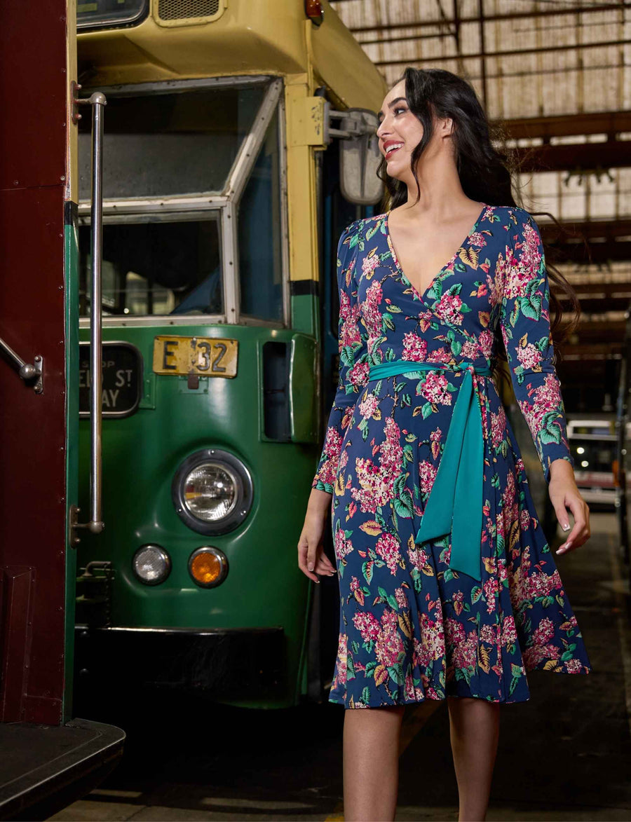 Polina 'Garden Delight' True Wrap Dress NEW ARRIVAL