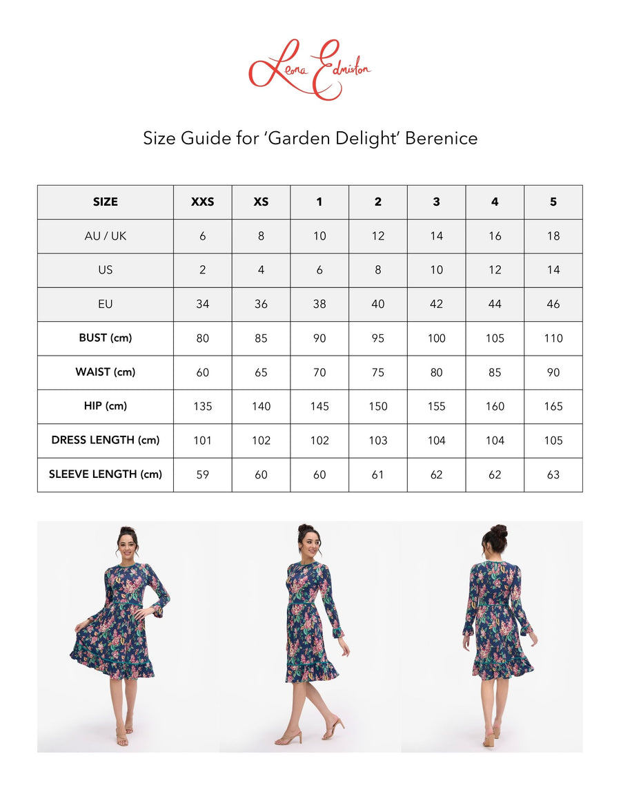 Berenice 'Garden Delight' Fit and Flare Dress NEW ARRIVAL