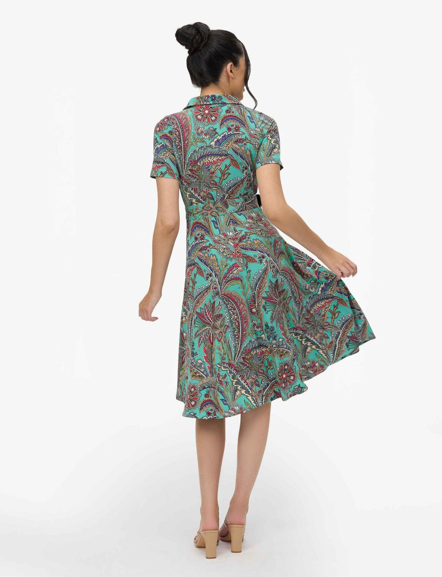 Sammy 'Grand Bazaar' Fit and Flare Shirt Dress