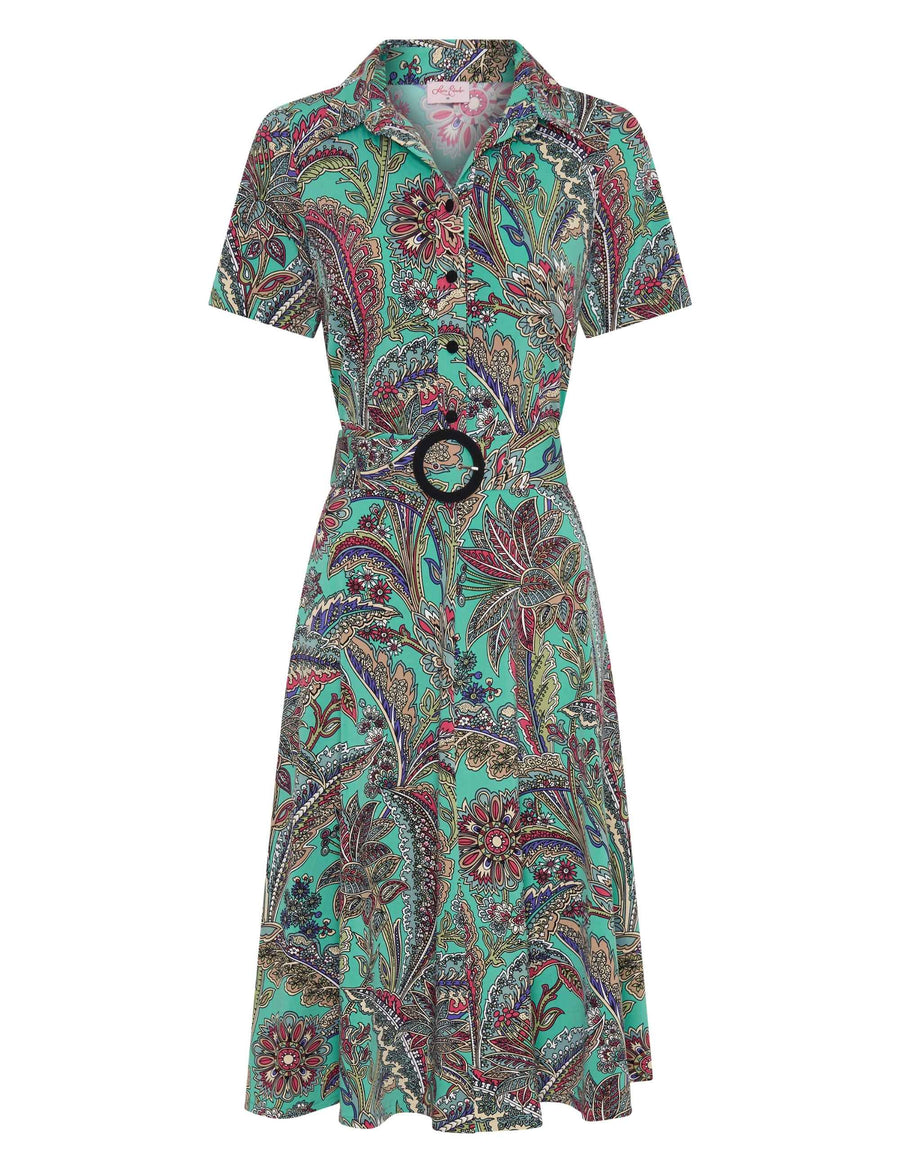 Sammy 'Grand Bazaar' Fit and Flare Shirt Dress