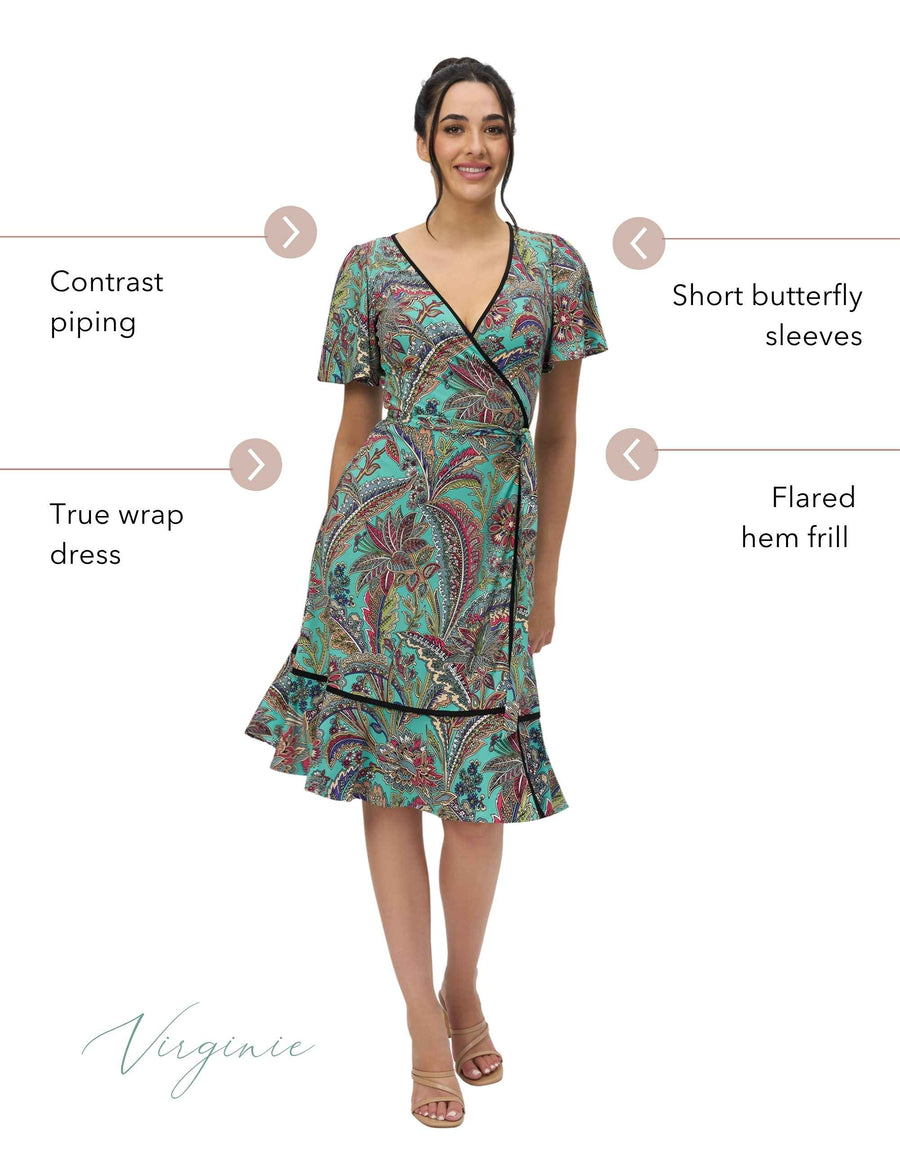 Virginie 'Grand Bazaar' True Wrap Dress