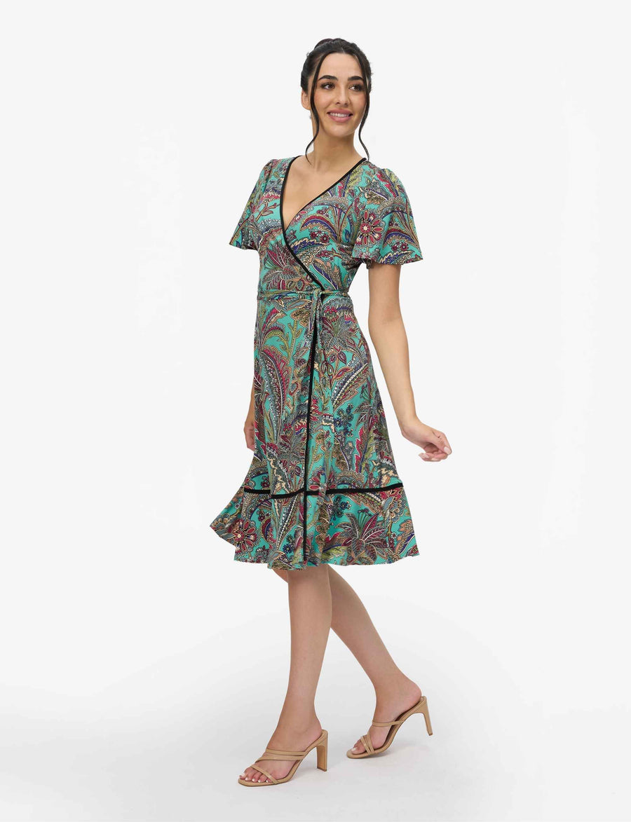 Virginie 'Grand Bazaar' True Wrap Dress