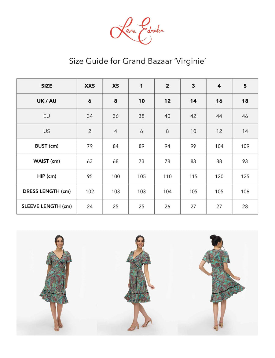 Virginie 'Grand Bazaar' True Wrap Dress