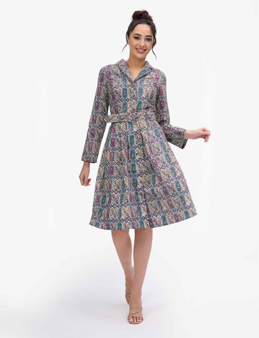 Shiloh 'Ithaca' 100% Cotton Shirtdress with Belt NEW ARRIVAL