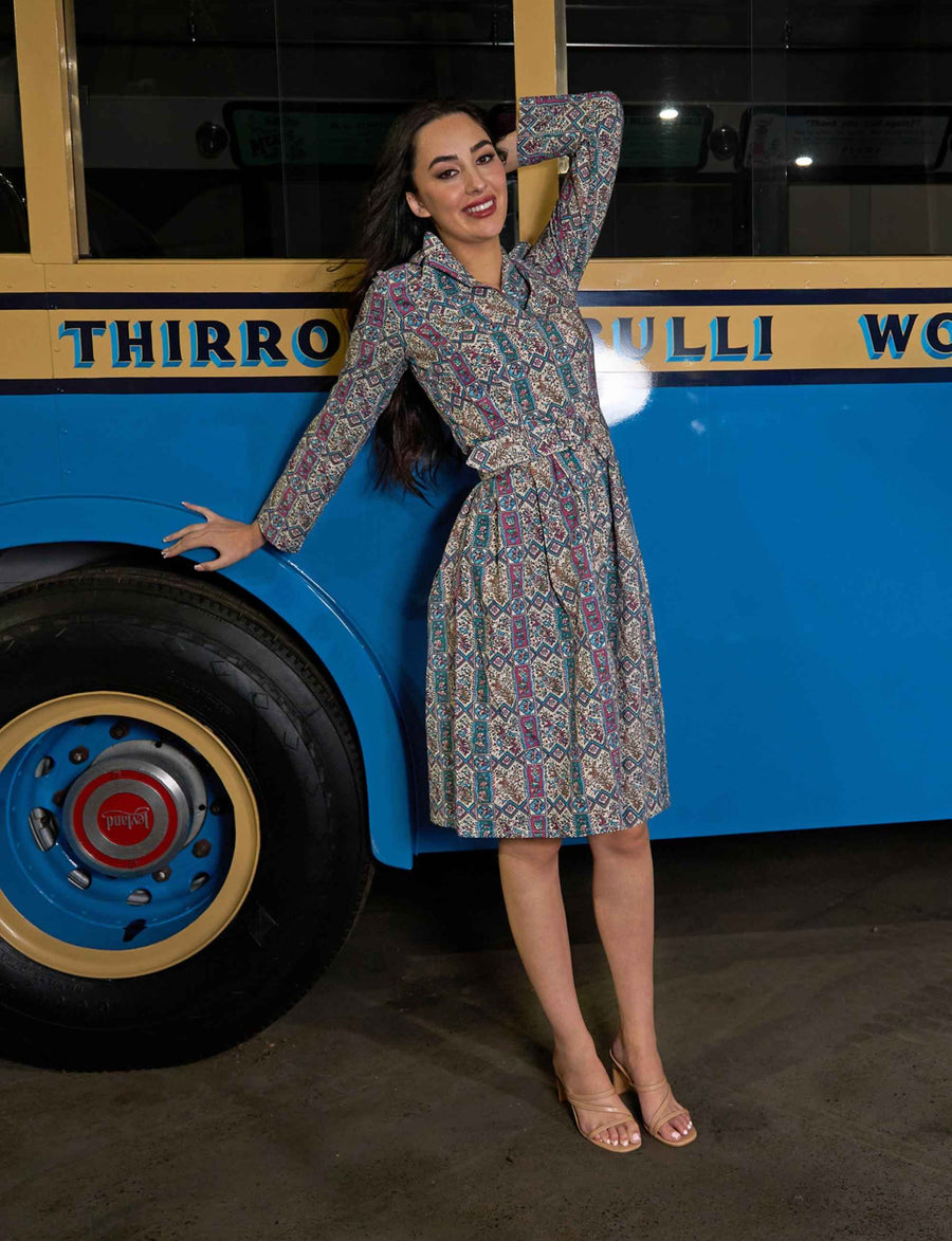 Shiloh 'Ithaca' 100% Cotton Shirtdress with Belt NEW ARRIVAL