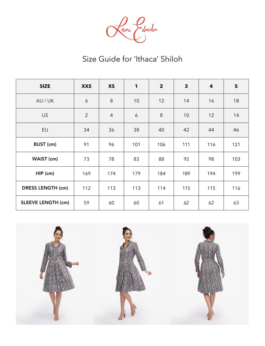 Shiloh 'Ithaca' 100% Cotton Shirtdress with Belt NEW ARRIVAL