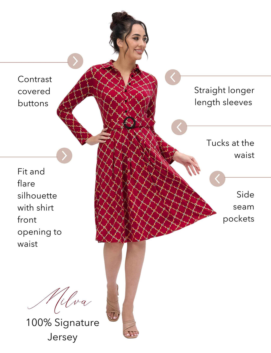 Milva 'Kasbah' Shirtdress with Belt COMING SOON